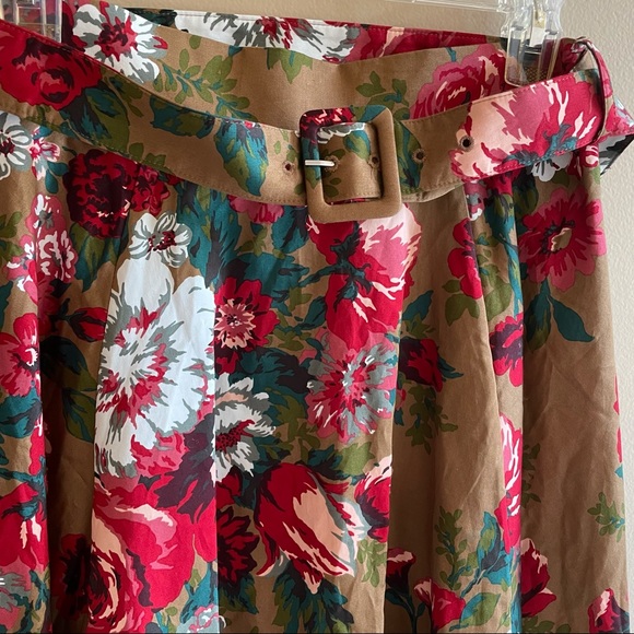 NWT Brooks Brothers floral cotton skirt SIZE 4 - Picture 6 of 9
